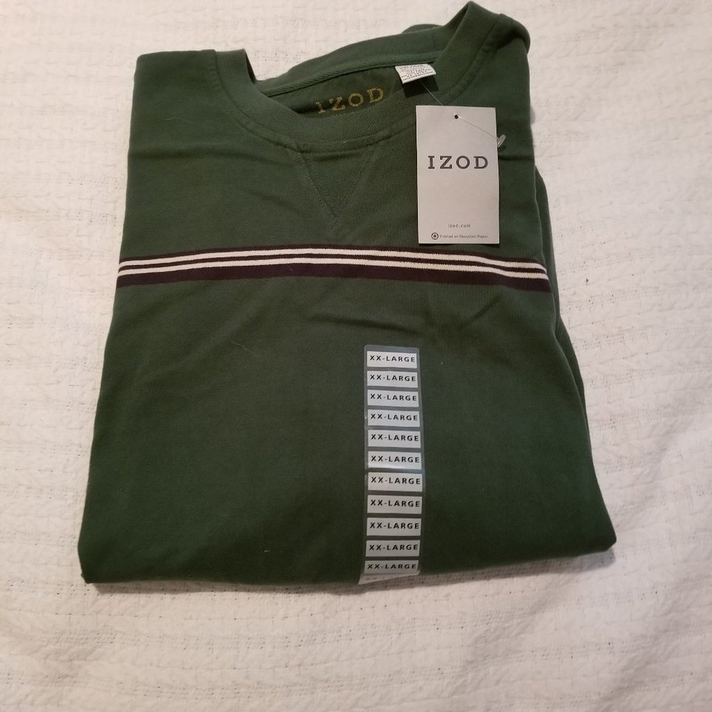Long sleeve Izod knit pullover